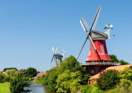 Zwillingsmühlen in Greetsiel