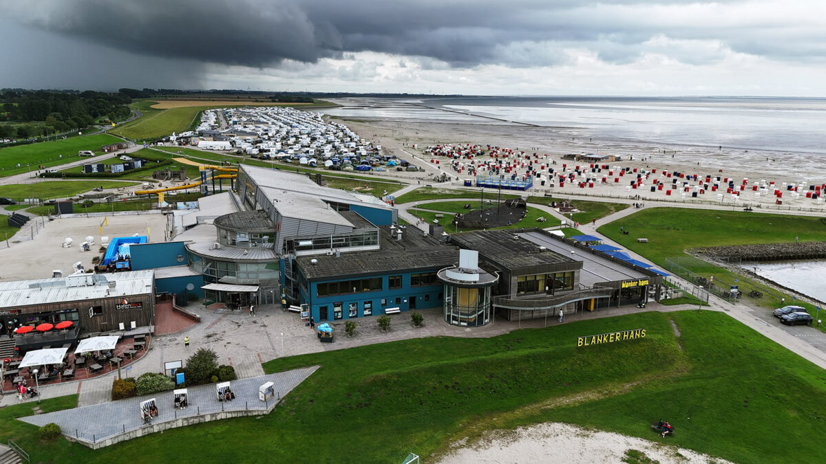 Campingplatz und Strandbad in Bensersiel