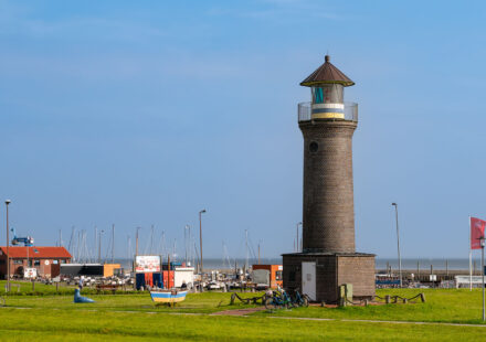Memmertfeuer Leuchtturm auf der Insel Juist